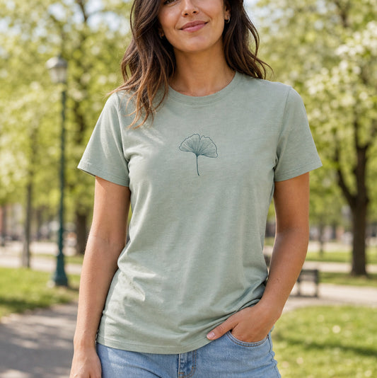 Ginkgo Leaf Ladies Tee