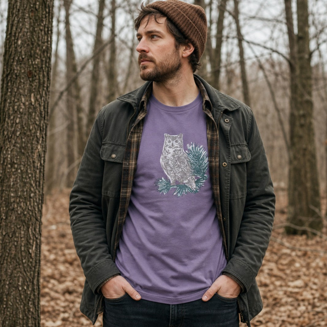 Horned Owl Men's Eco Tee