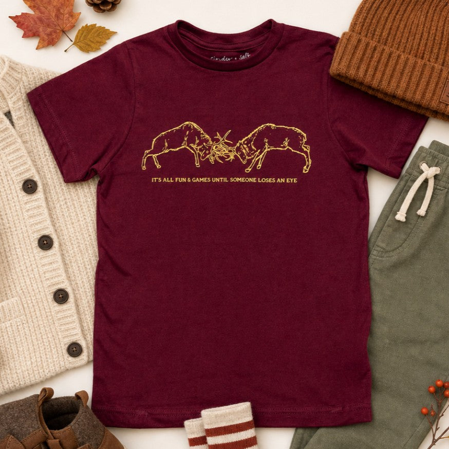 Fun & Games Elk Kids Tee