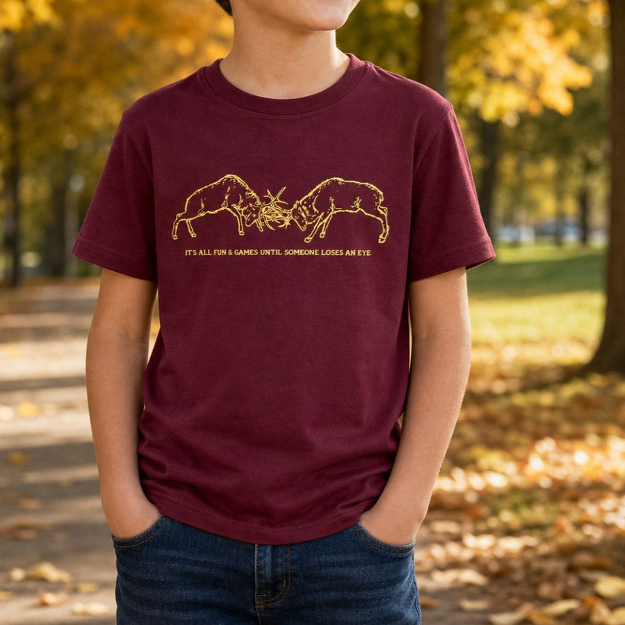 Fun & Games Elk Kids Tee