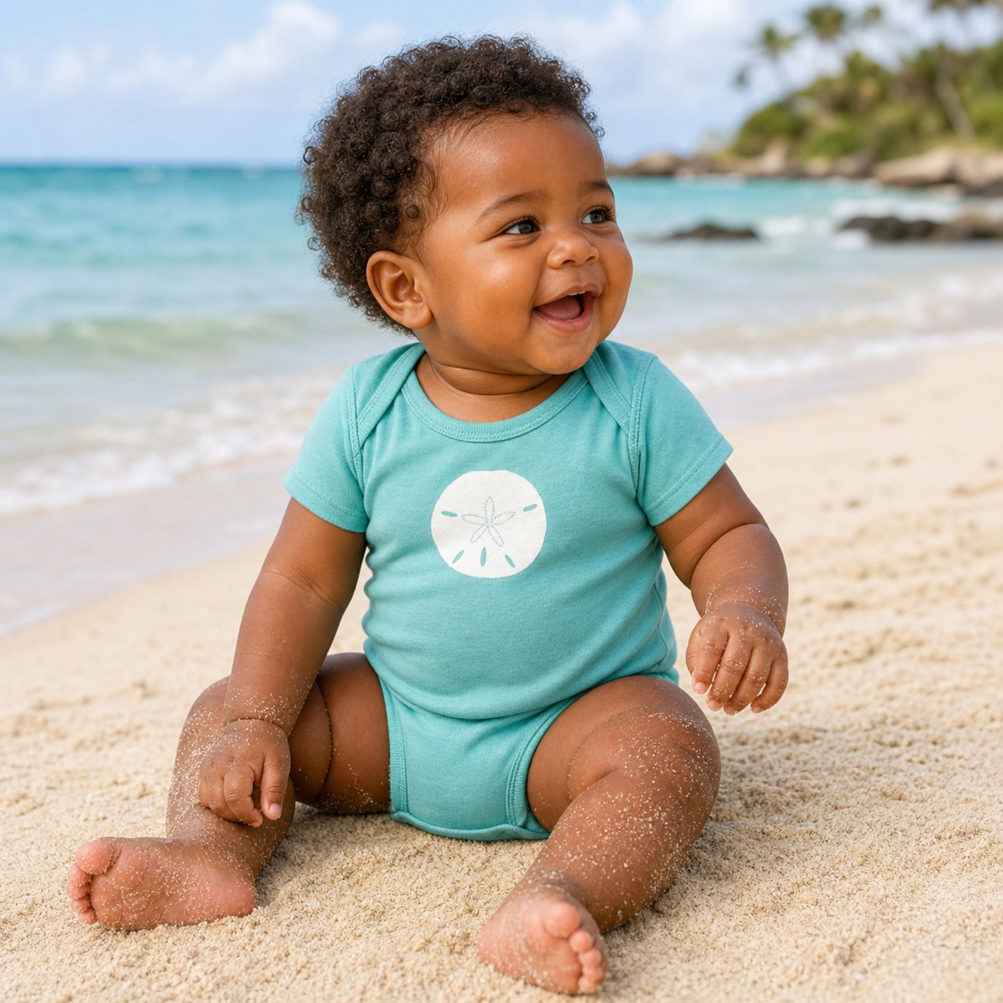 Sand Dollar Onesie