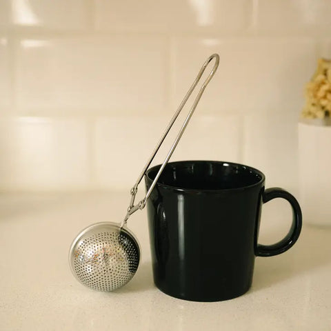 Silver Stainless Tea Strainer