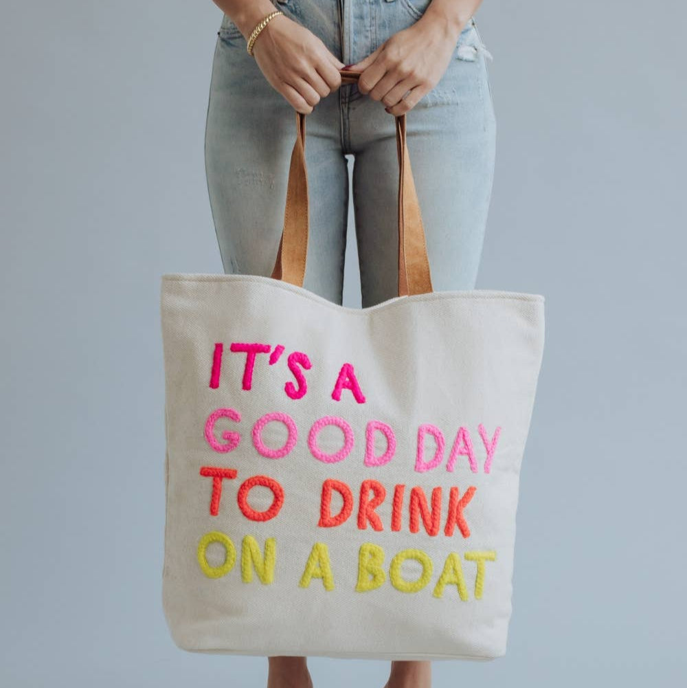 Drink On A Boat Tote