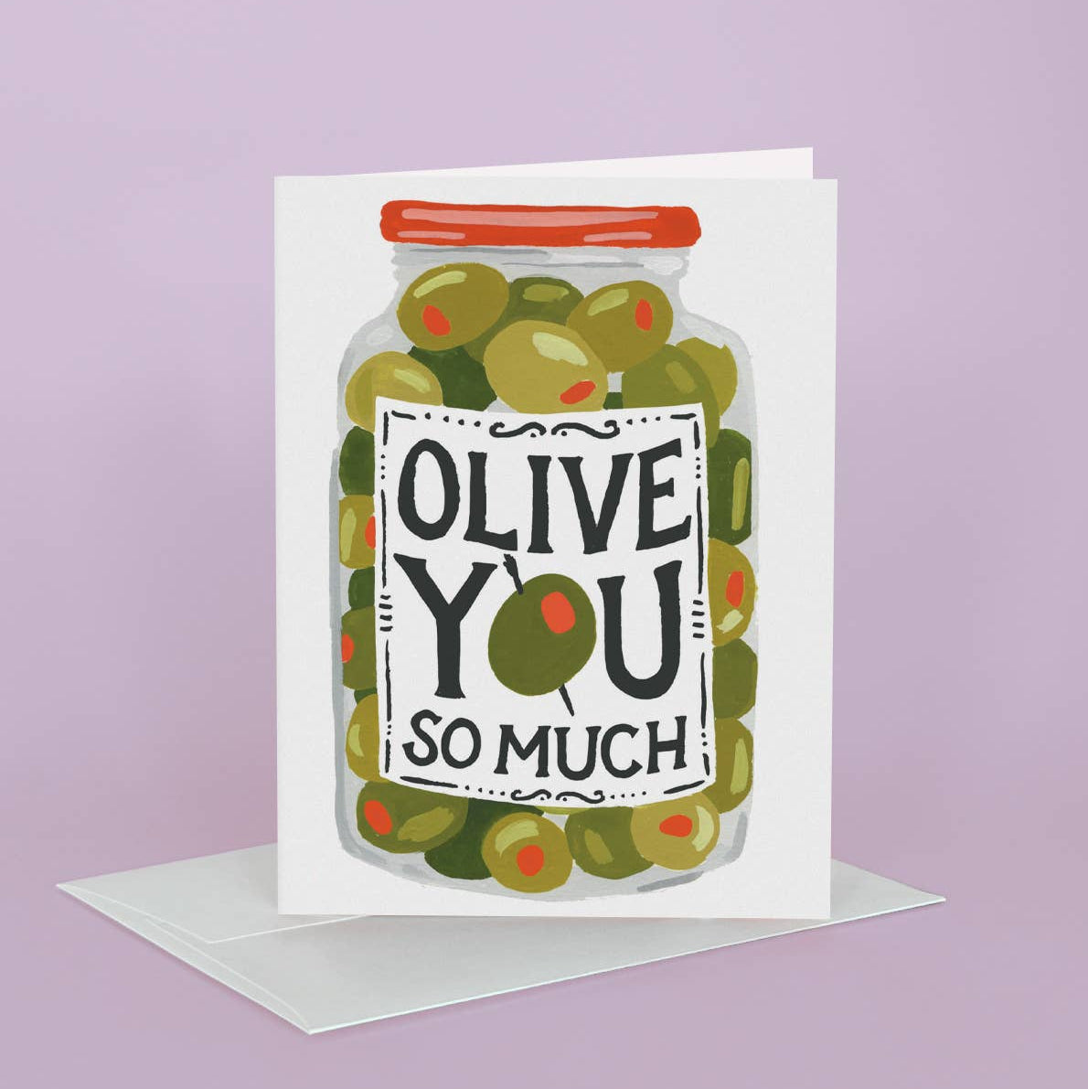 Olive You Card