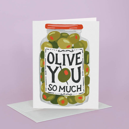 Olive You Card