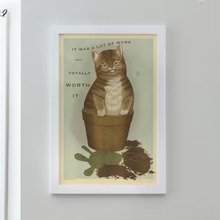 11x17 Cat Print - Worth It