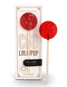 Black Dahlia CBD Lollipops: Prickly Pear