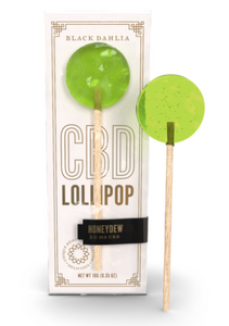 Black Dahlia CBD Lollipops: Honeydew