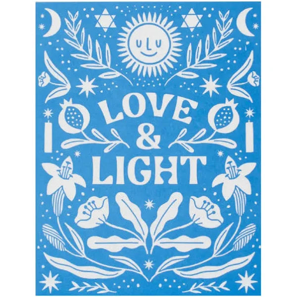 Love & Light Hanukkah Greeting Card