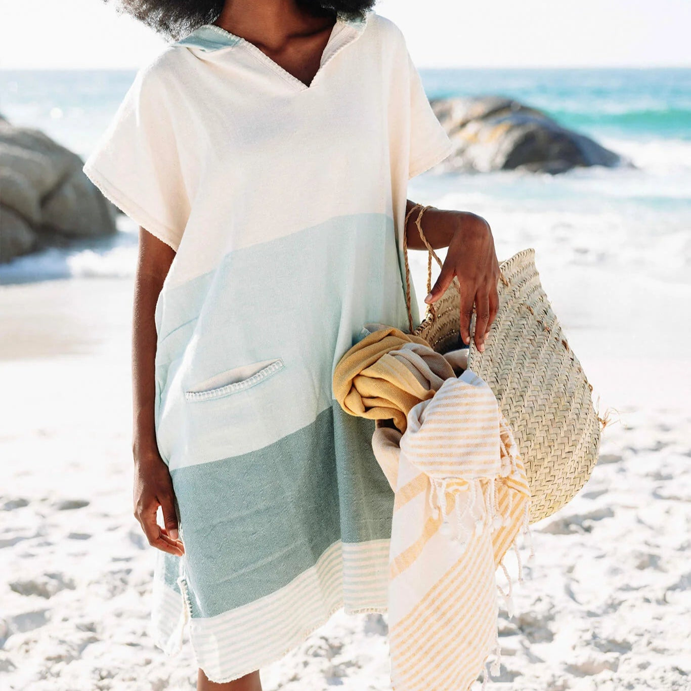 Mint & Almond Beach Cover-Up