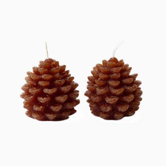 Pinecone Tealights - set of 9