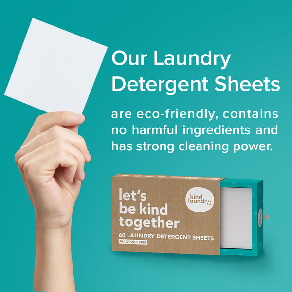 Eco-Friendly Non-Toxic Laundry Detergent Sheets