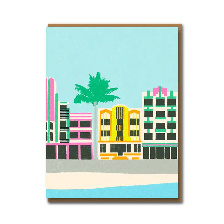 Miami Deco Card