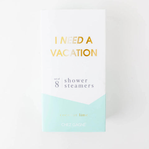 Chez Gagne Shower Steamer - I Need a Vacation