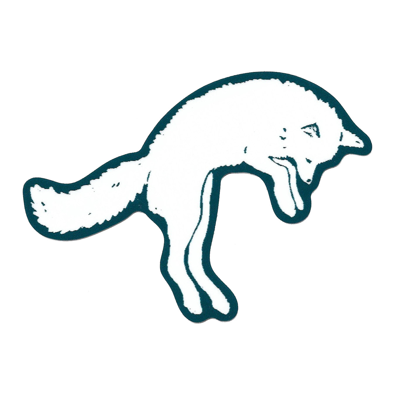 Ratic Sticker Arctic Fox Sticker – cinder + salt