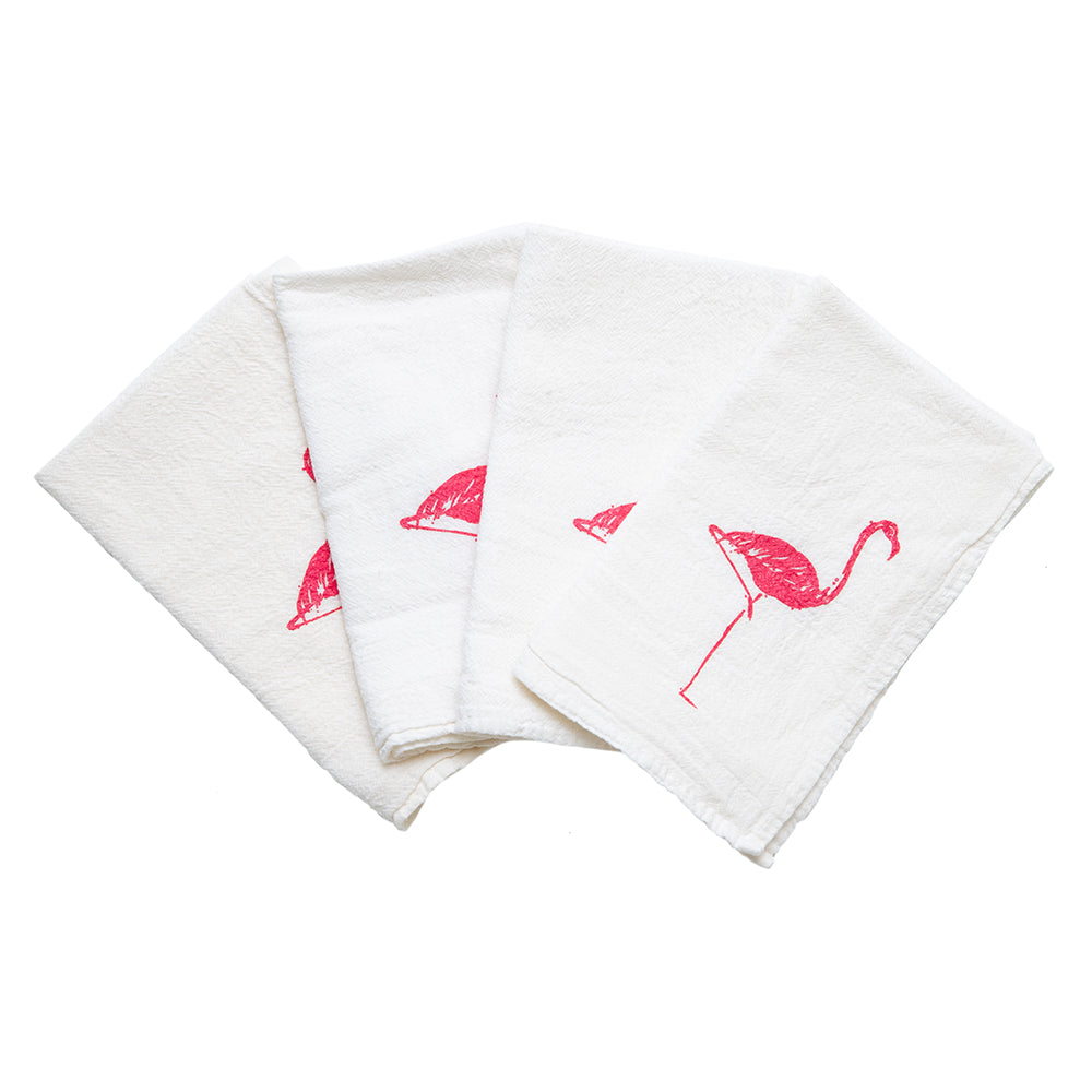Flamingo Cloth Napkins - set of 4 – cinder + salt
