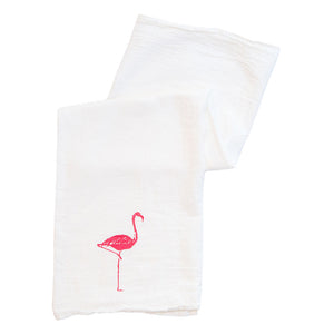 Flamingo Tea Towel