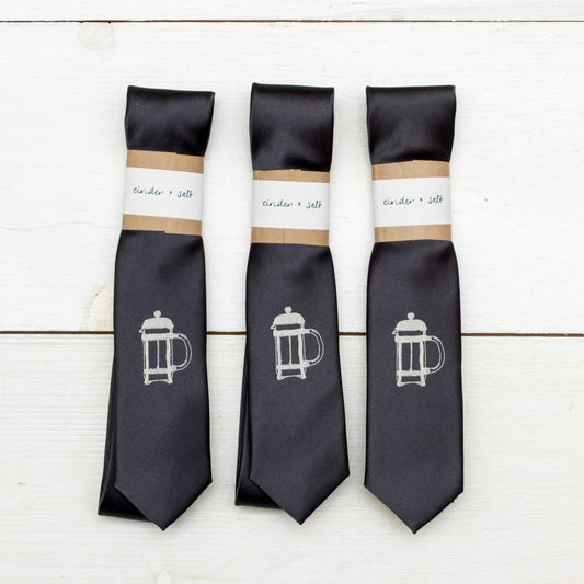 French Press Skinny Tie