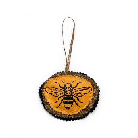 Honey Bee Plushie Ornament