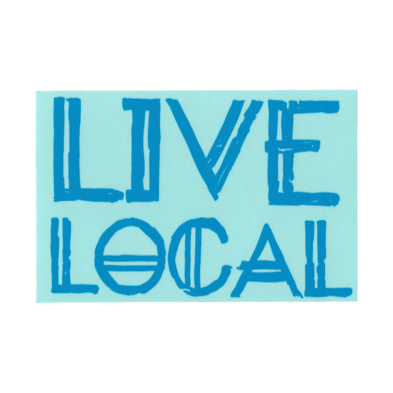 Live Local Sticker – cinder + salt