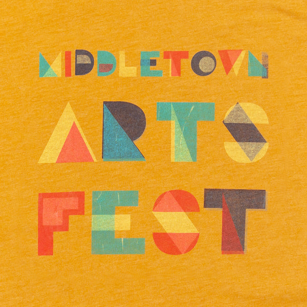 Middletown Arts Fest Tee - Mustard