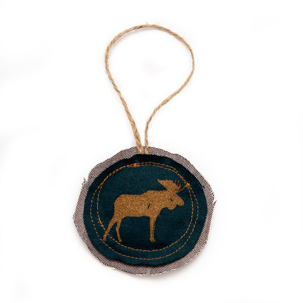 Moose Plushie Ornament