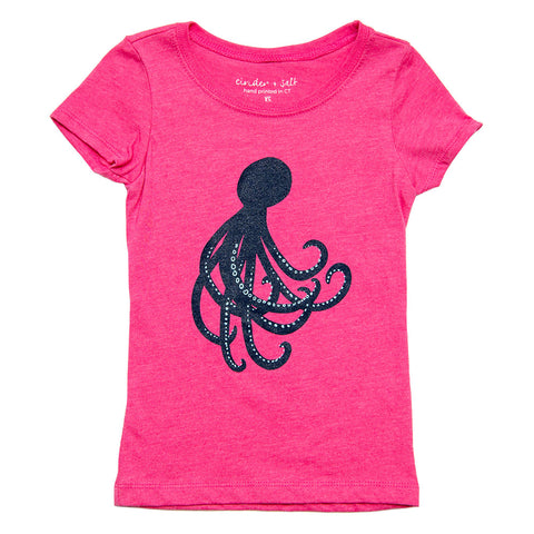 Octopus Girls Princess-Cut Tee