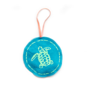 Save a Sea Turtle Plushie Ornament