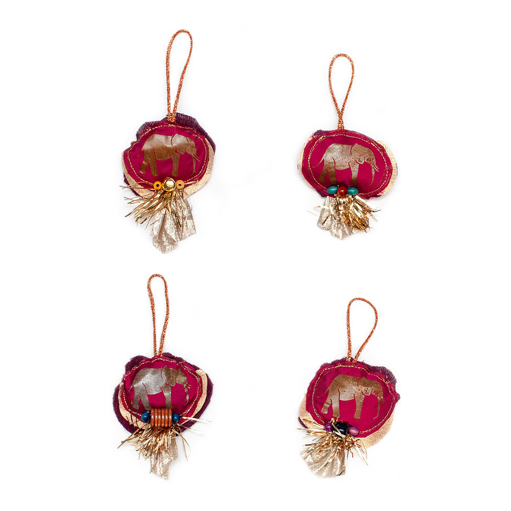 Elephant Plushie Ornament