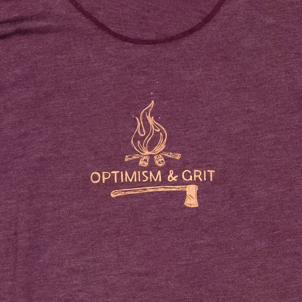 Optimism & Grit Ladies Racerback Tank