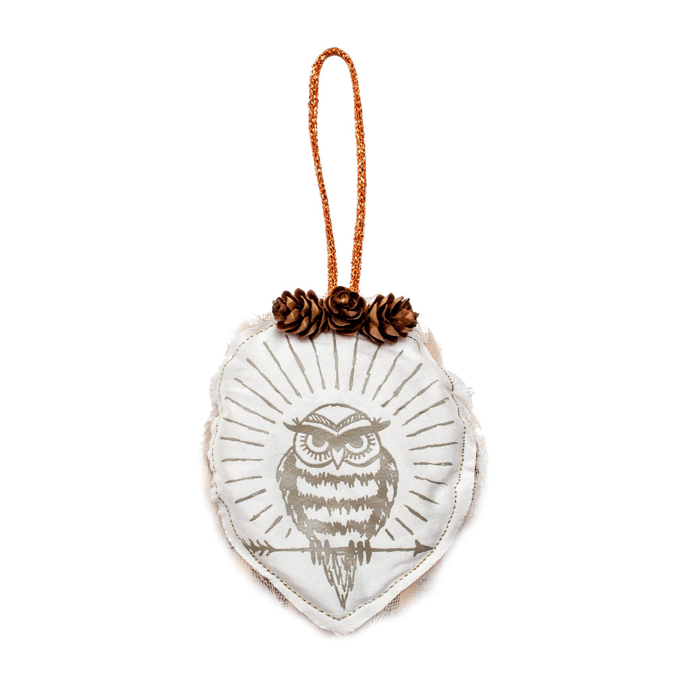 Owl Plushie Ornament