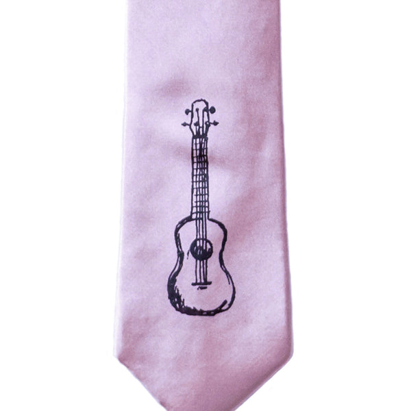 Guitar / Ukulele Skinny Tie - Lavender