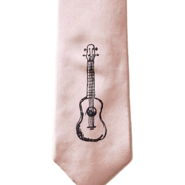 Guitar / Ukulele Skinny Tie - Peach