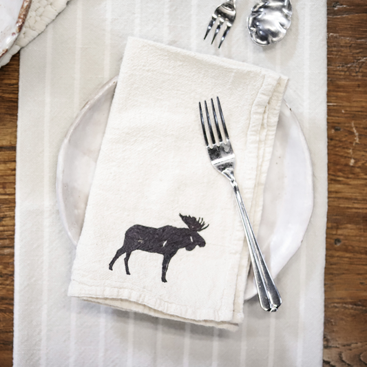 Moose Cloth Napkins - set of 4