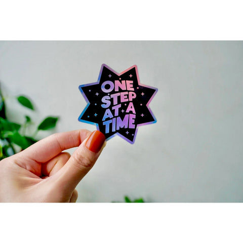 One Step at a Time Sticker