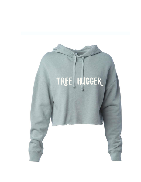 Tree Hugger Crop Hoodie