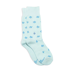 Socks that Protect Turtles - Turquoise