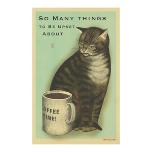 Vintage Cat Print - Upset